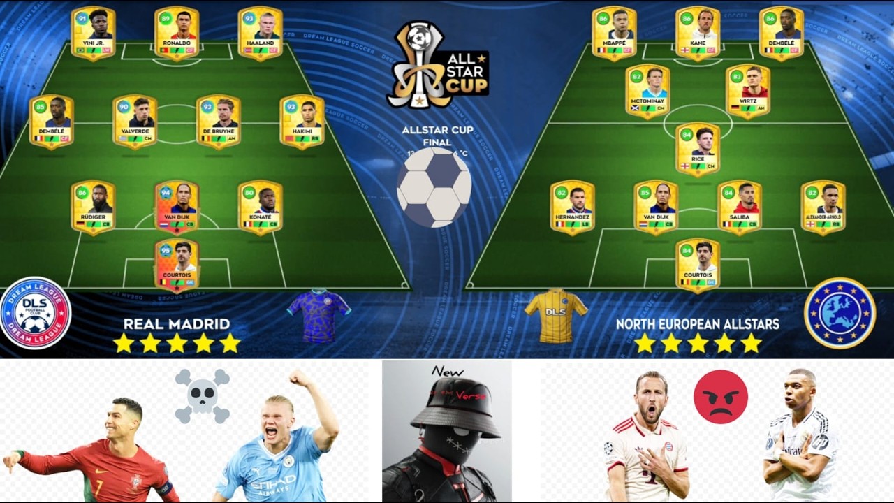 Football Battle | Ronaldo | All Star Player's | #foryou  #football #youtubeshorts #gaming