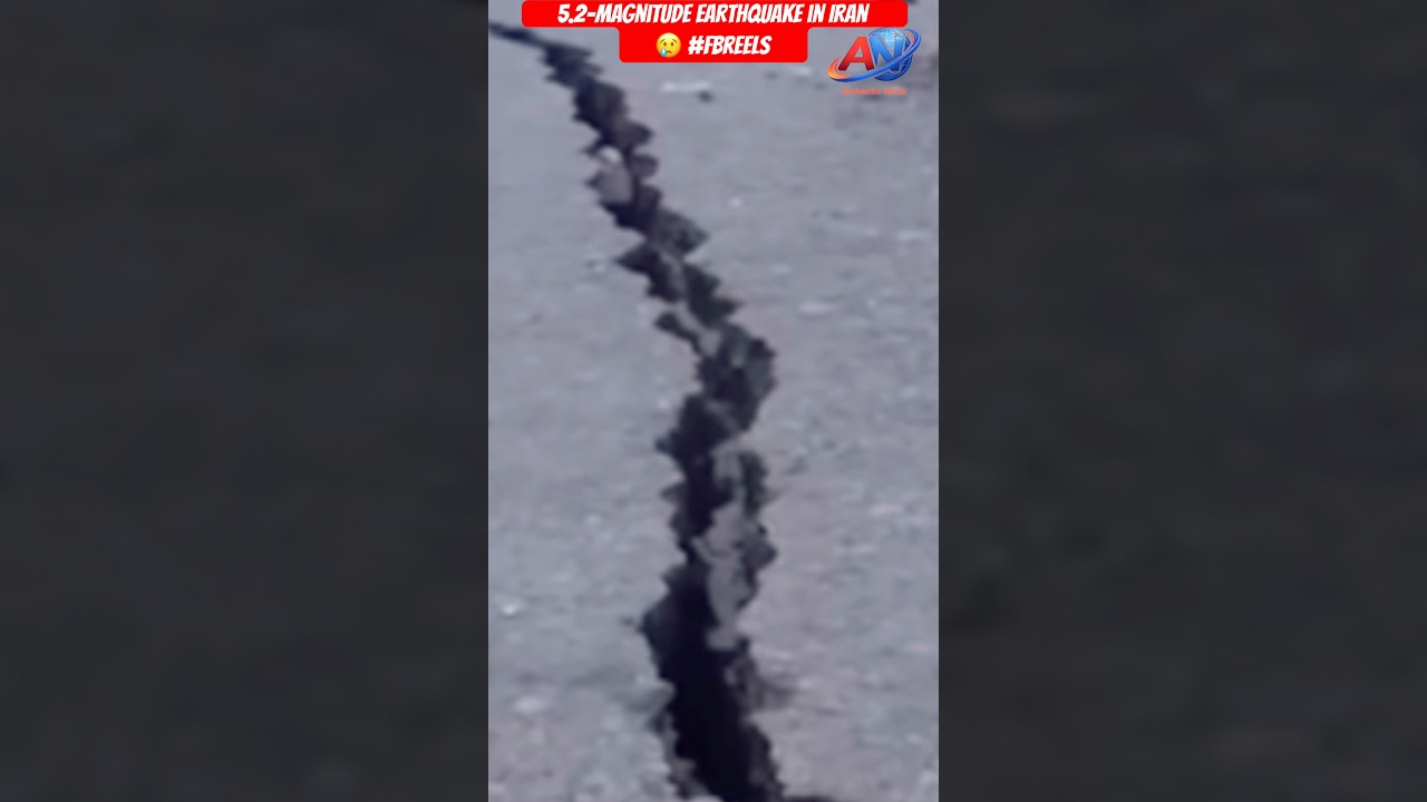 5.2-magnitude earthquake in Iran 😢 