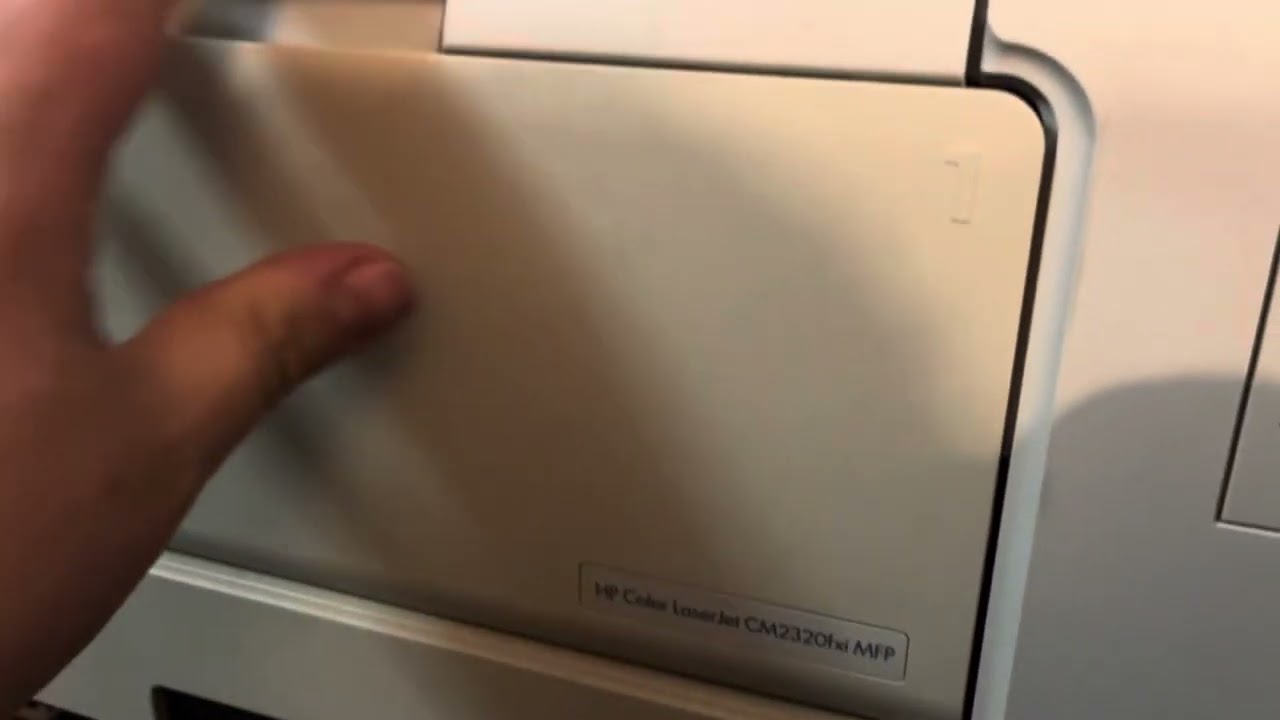 hp color laserjet cm2320fxi mfp Papierstau reparieren
