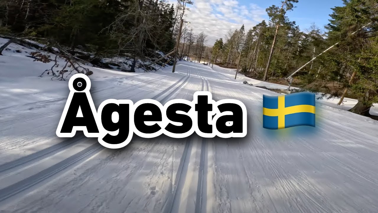 &Aring;gesta, Stockholm * Cross-country skiing in April 2023 🇸🇪