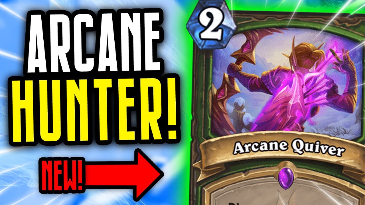 Arcane Hunter Does Tons of Damage! - March of the Lich King - Hearthstone Expansion