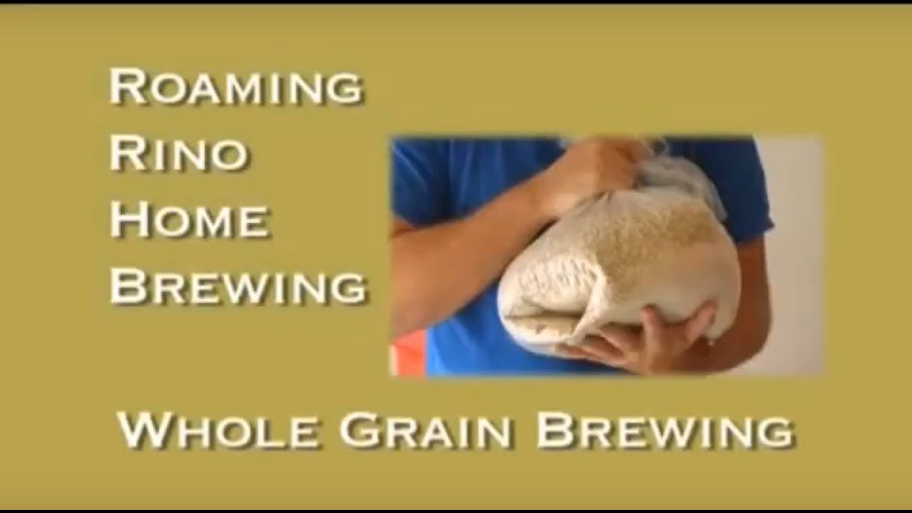How to Brew All Grain Beer. Roaming Rino's Home Brew How to Video