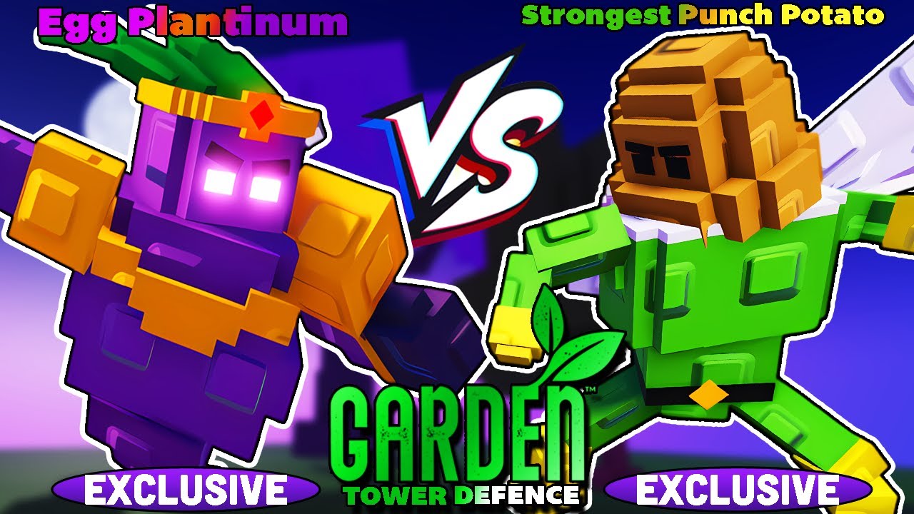 GARDEN TD EGG PLANTINUM VS STRONGEST PUNCH POTATO (SAITAMA) QUAL É A MELHOR UNIDADE?!