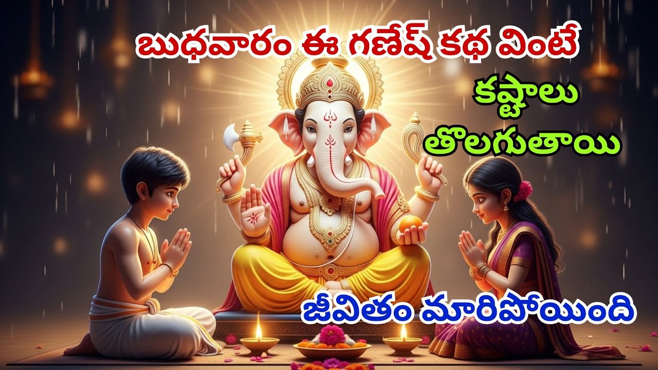 ఈ గణేష్ కథను ఒక్కసారి వినండి | బుధవారం వ్రత కథ | గణపతి మహిమ | కష్టాలు తొలగే భక్తి కథ