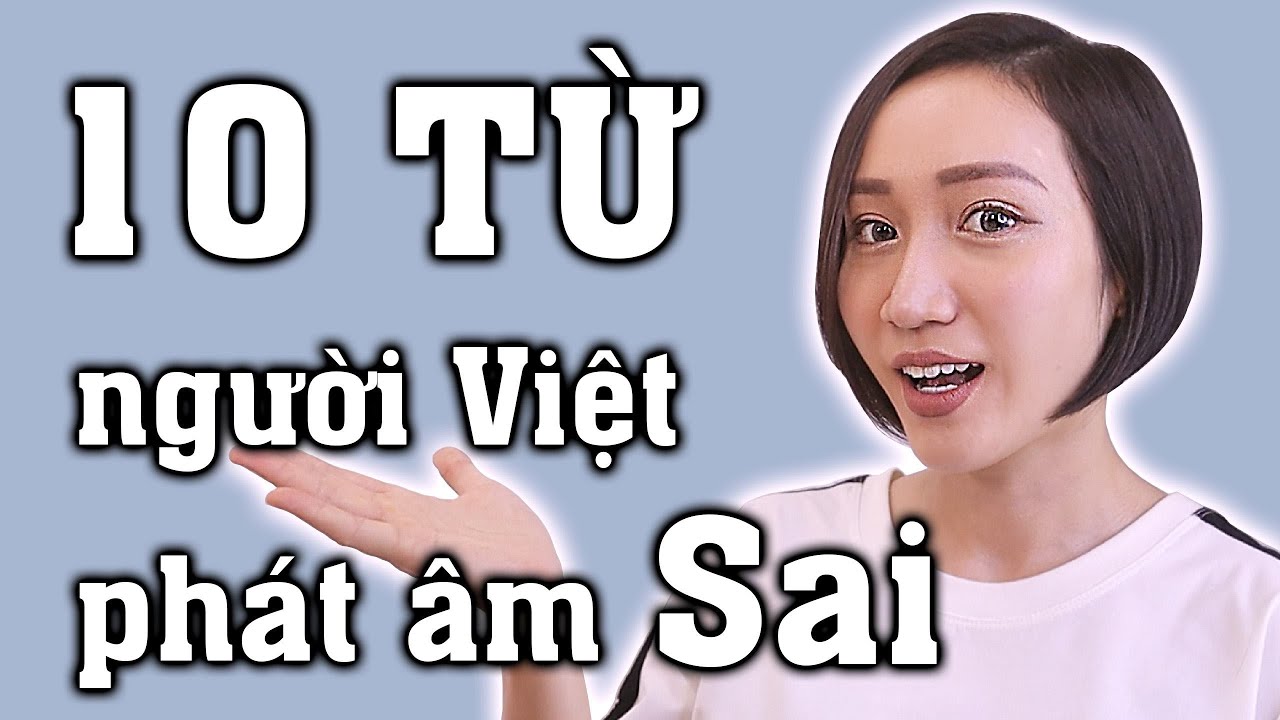 10 từ Tiếng Anh có thể bạn phát âm SAI! Tự sửa phát âm 10 từ tiếng Anh mỗi ngày #englishfromzero