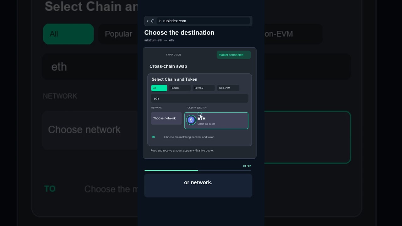 how to swap arbitrum eth to eth