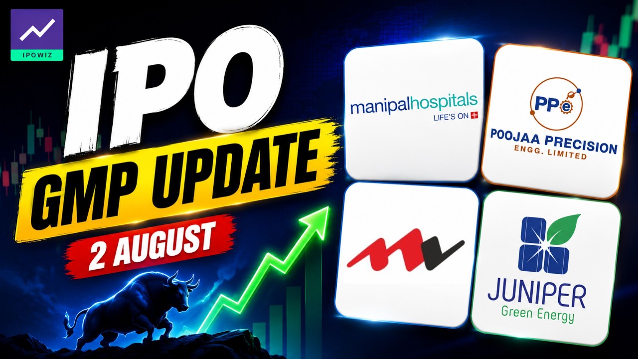 IPO GMP Today: Pooja Precision GMP at 73% | Manipal Hospitals GMP Negative 🚨