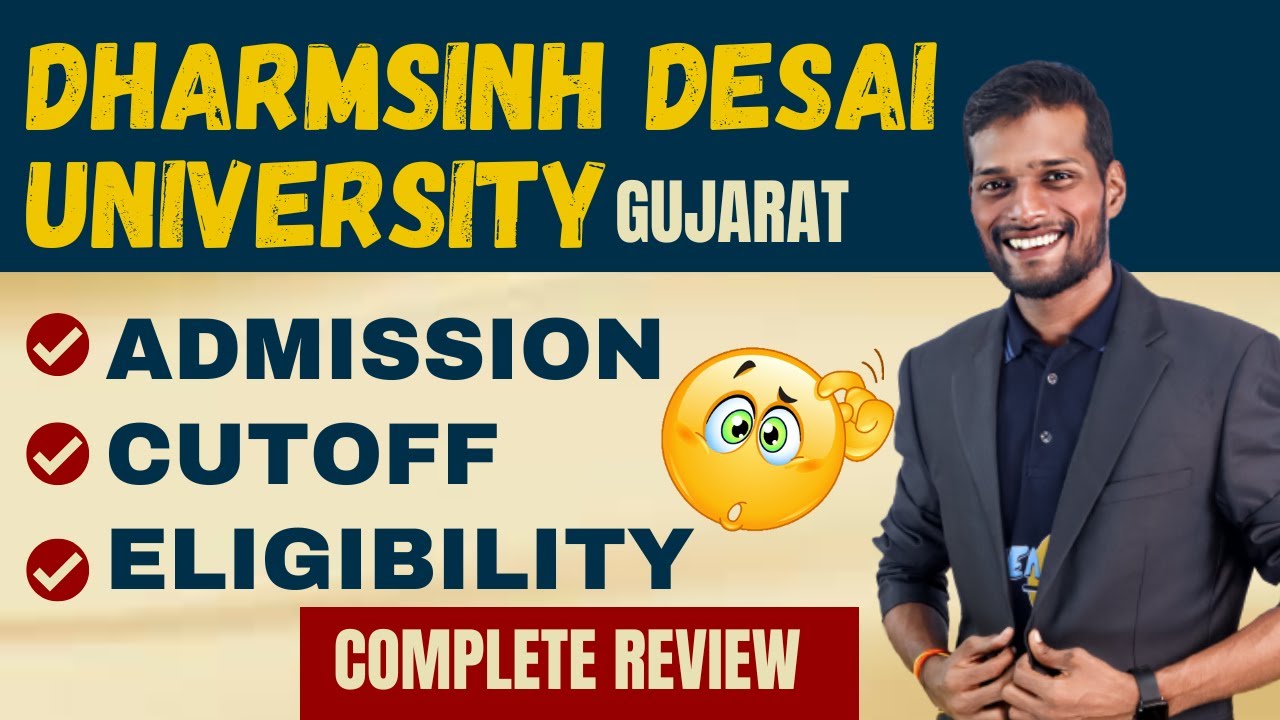 Dharmsinh Desai University || Eligibility || Fees || Placement 25 LPA || Ranking || DDU Gujarat