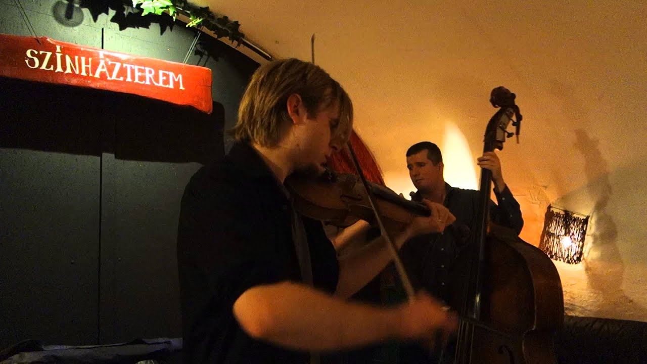 live music in Green Cat Basement, Z&ouml;ld Macska Di&aacute;kpince, Budapest, Hungary