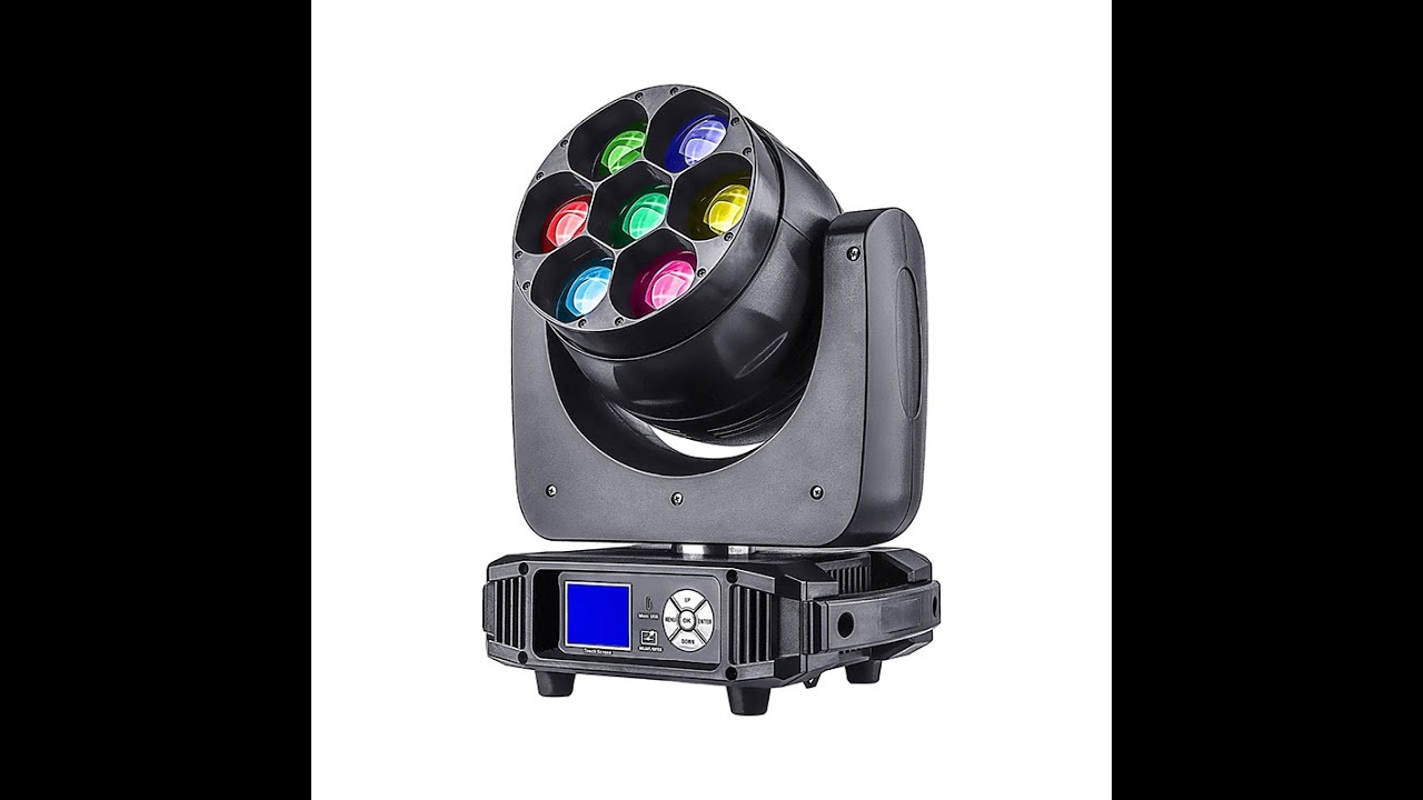 7pcs 40W Moving Wash Head Light