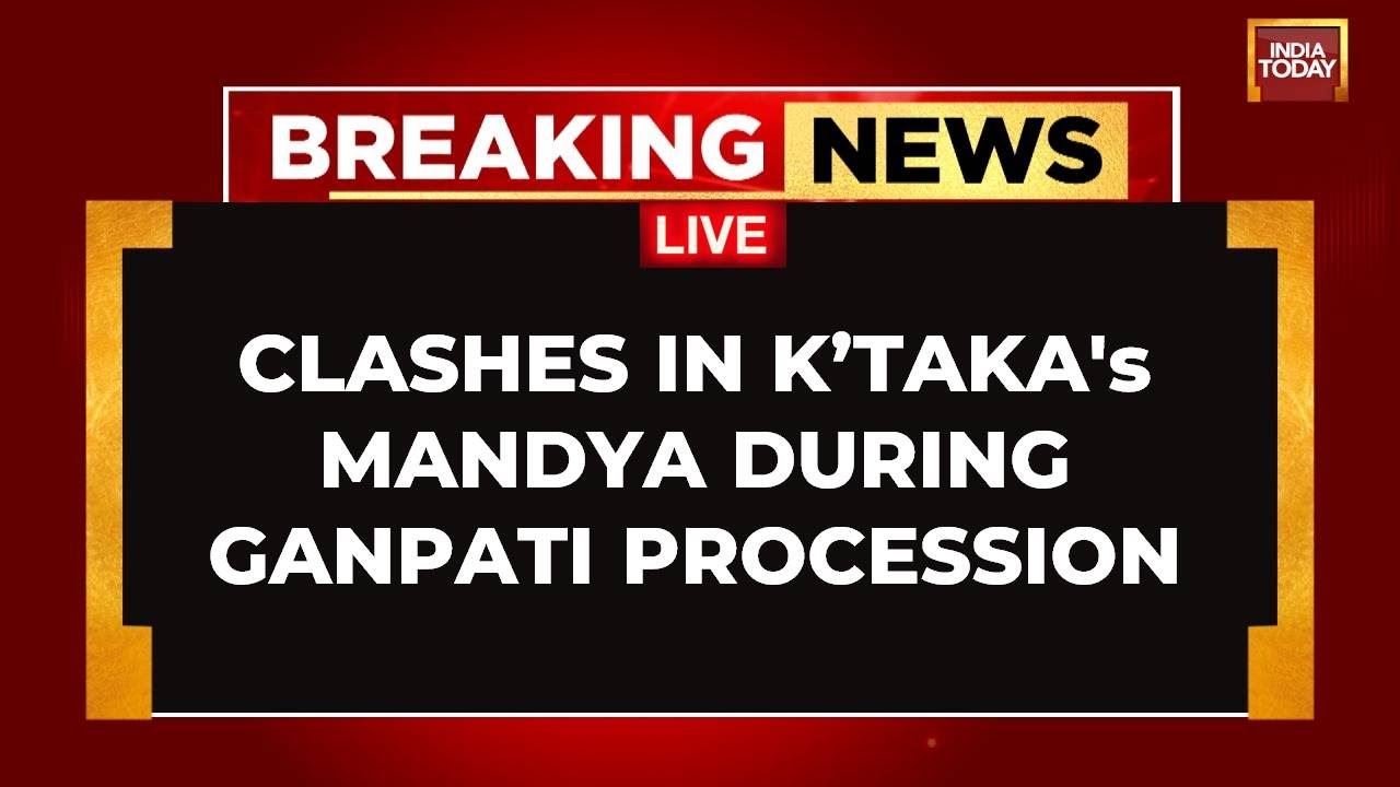 Karnataka Violence LIVE Updates: Clashes In Mandya As Stones Thrown During Ganpati Procession