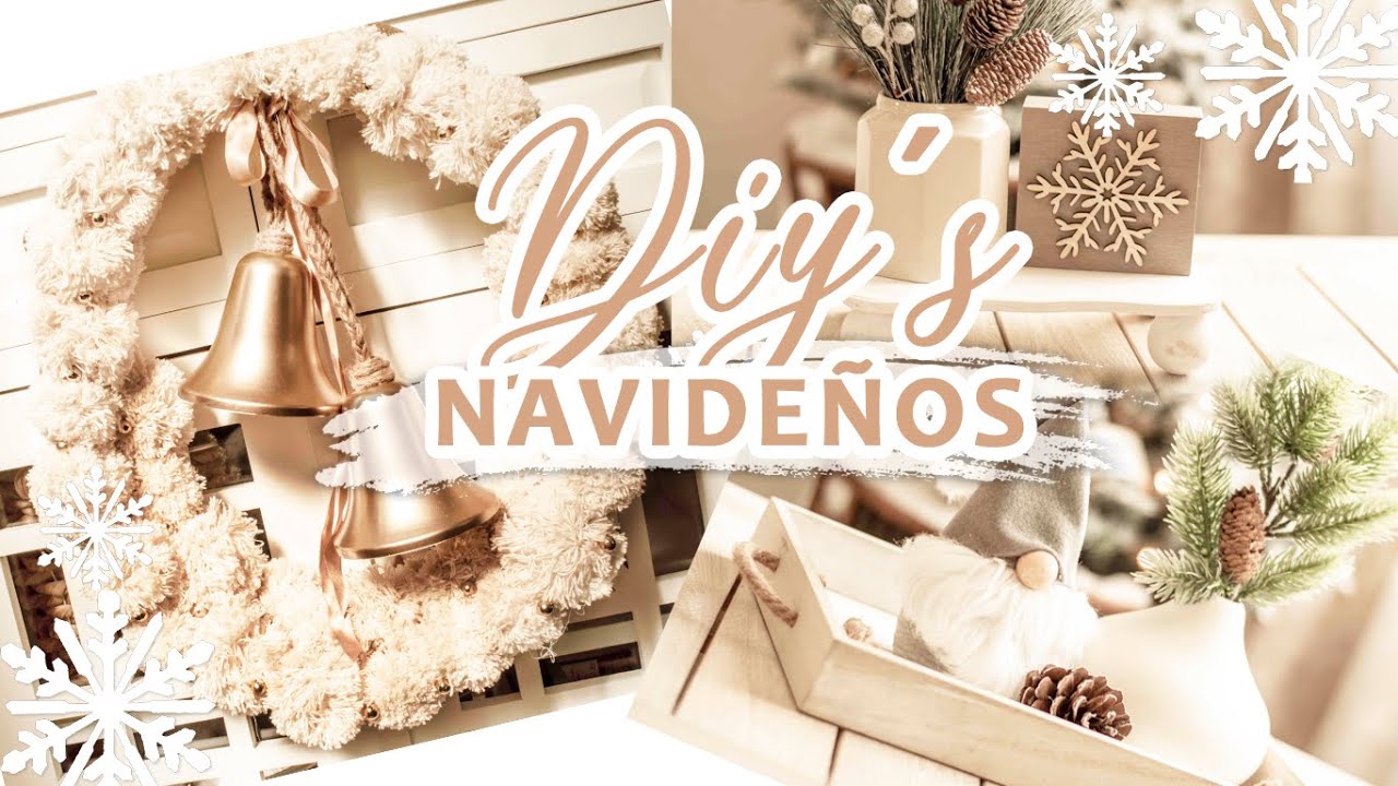 MANUALIDADES NAVIDEÑAS FACILES Y ECONÓMICAS /diy navideño / ideas para decorar en esta navidad