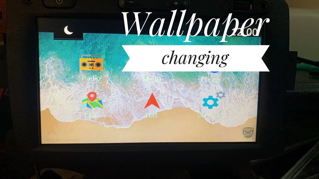 Medianav wallpaper changing (MD version)