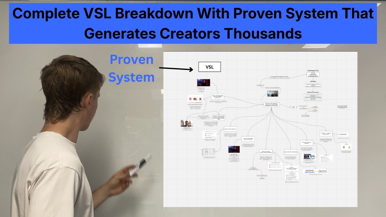 Complete VSL Breakdown With Proven Systems That Generate Creators Thousands