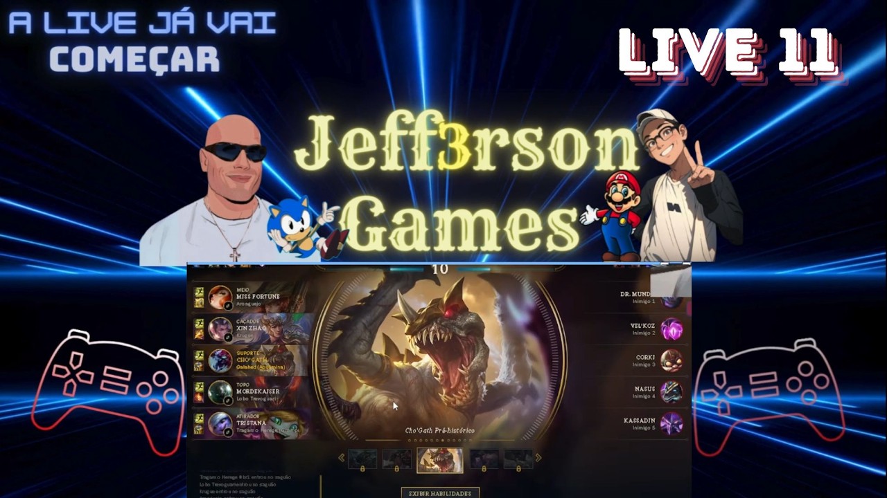 🔴 AO VIVO - Live 11 - Gameplay Livre: Souls Like, RetroGames, Coop ou Solo