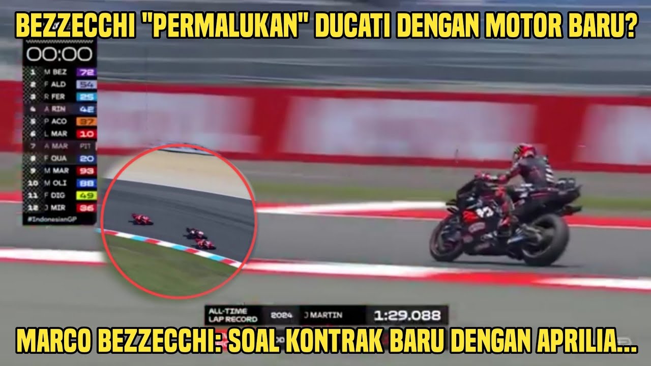 Diluar Dugaan! Bezzecchi Permalukan Ducati? MM93 Dilibas! Bezzecchi: Kontrak Baru dengan Aprilia! 