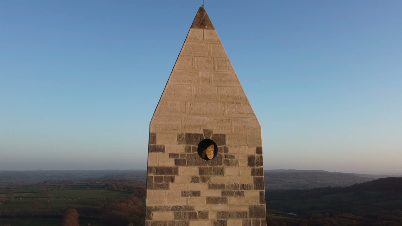 Drone footage of Wellington Monument