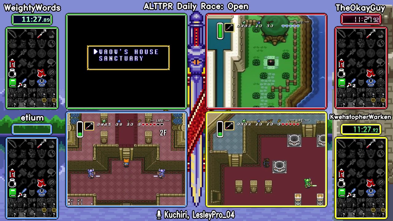 Open 091119. ALTTP Randomizer Daily Race.