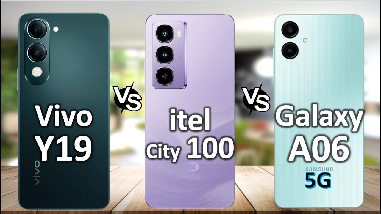 itel City 100 vs Galaxy A06 vs Vivo Y19 – Best Budget Phone Battle !