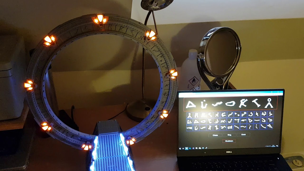 Working Stargate Mk2 from Glitch with Audio and Web Control