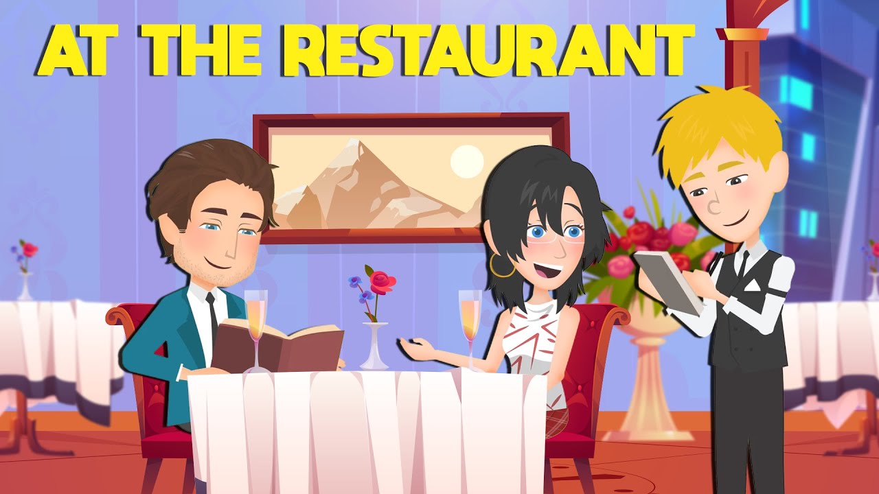 English Conversations At the Restaurant for Beginners (A1-A2) | Story for English Speaking Practice