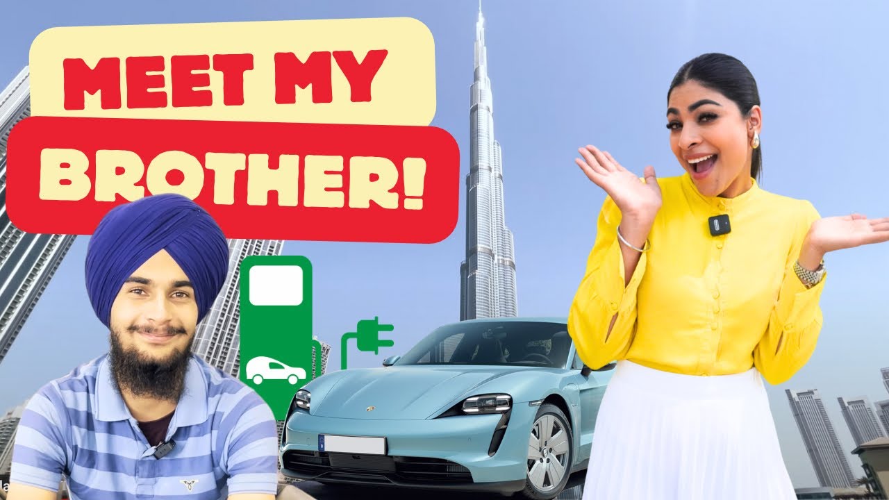 A Day in Dubai: Meet my brother || Real Estate Exam, Porsche Showroom & Office Life