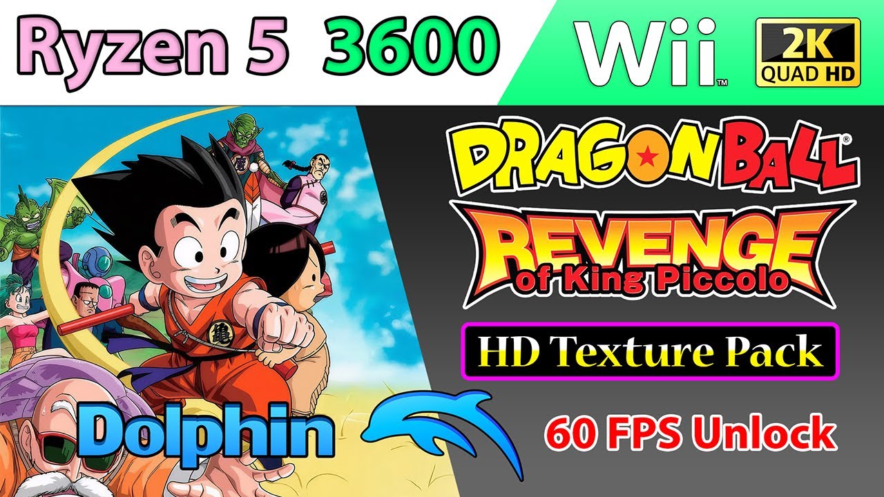Dragon Ball: Revenge of King Piccolo - HD Texture Pack &bull; 60 FPS Unlock &bull; 2K | Dolphin Emulator