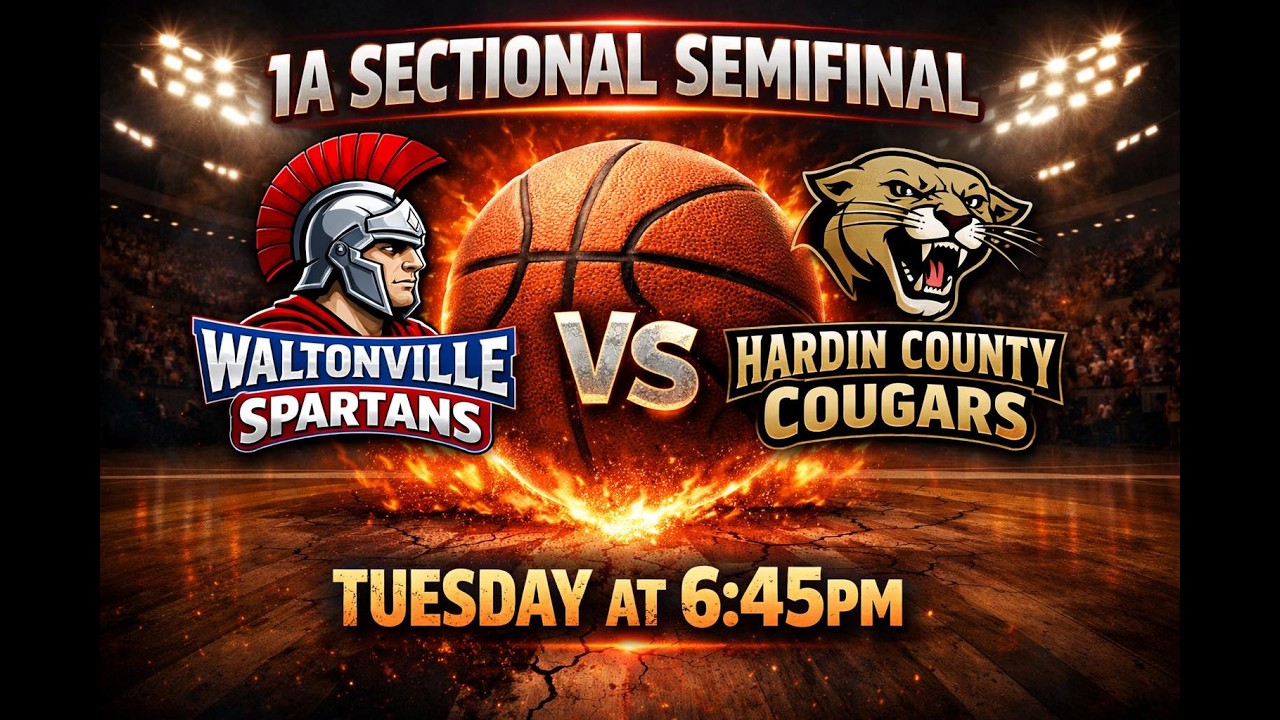 1A SECTIONAL:  Waltonville Spartans vs Hardin County