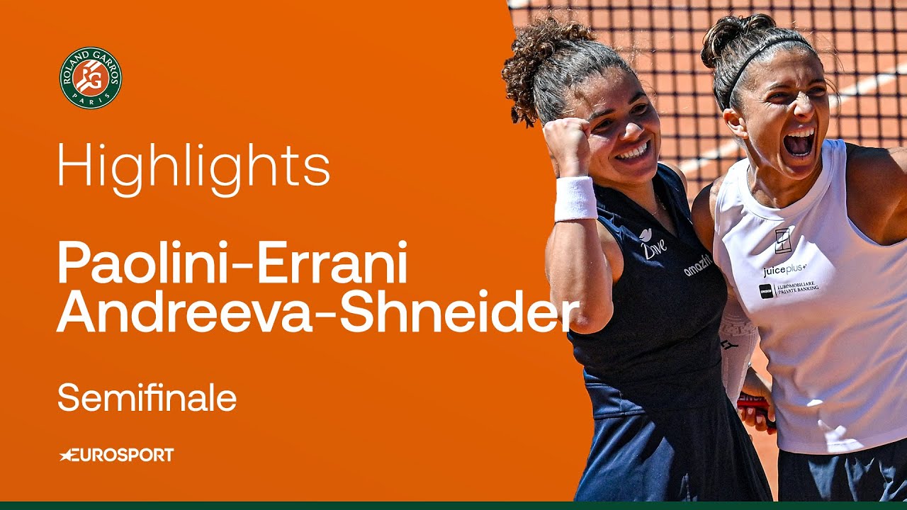 Paolini & Errani - Andreeva & Shnaider | HIGHLIGHTS | Roland Garros 2025