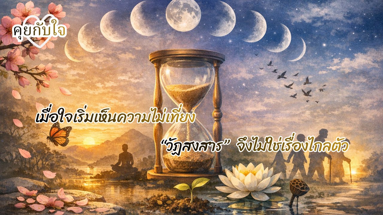 คุยกับใจ | เมื่อใจเริ่มเห็นความไม่เที่ยง วัฏสงสารจึงไม่ใช่เรื่องไกลตัว #podcast #คุยกับใจ #ธรรมะ