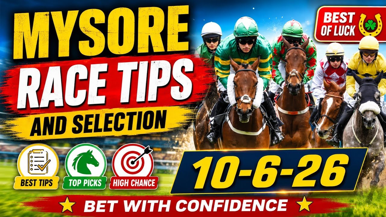 Mysore Race Tips and Selection || The Amba Vilas Palace Trophy 🏆 || 10-6-26