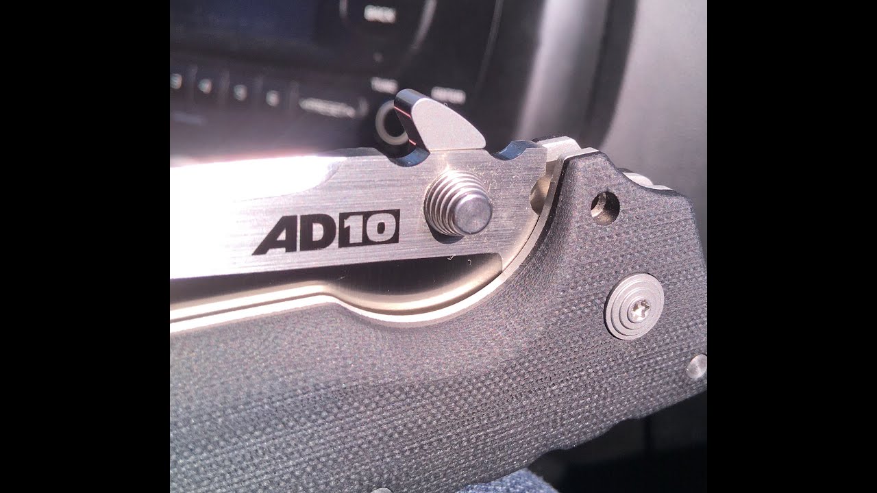 Coldsteel AD-10 SnaggleTooth Install...Easiest Knife MOD!!!