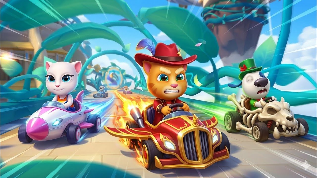 Talking Tom Karting Gameplay Android ios 