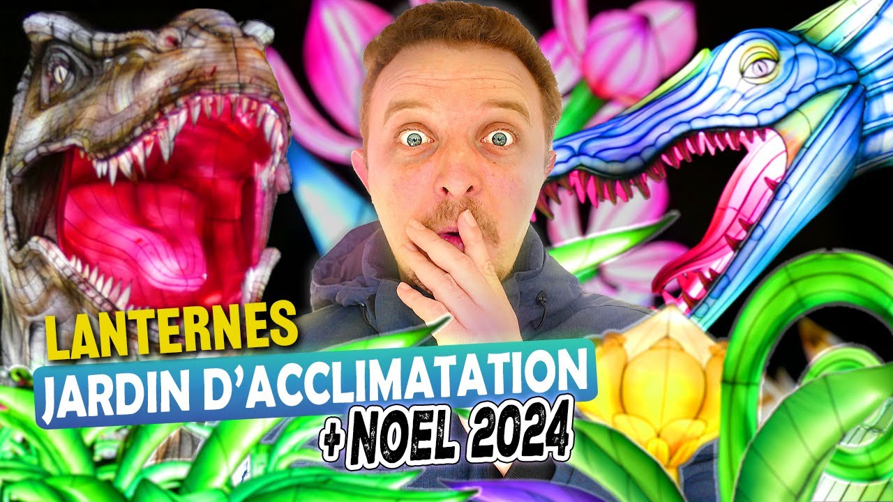 NOËL et BAL DES DINOSAURES au JARDIN D'ACCLIMATATION 2024 !