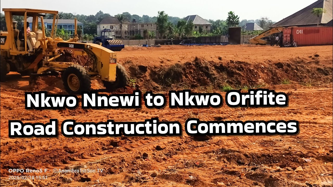 Nkwo Nnewi to Nkwo Orifite Road Construction Commences
