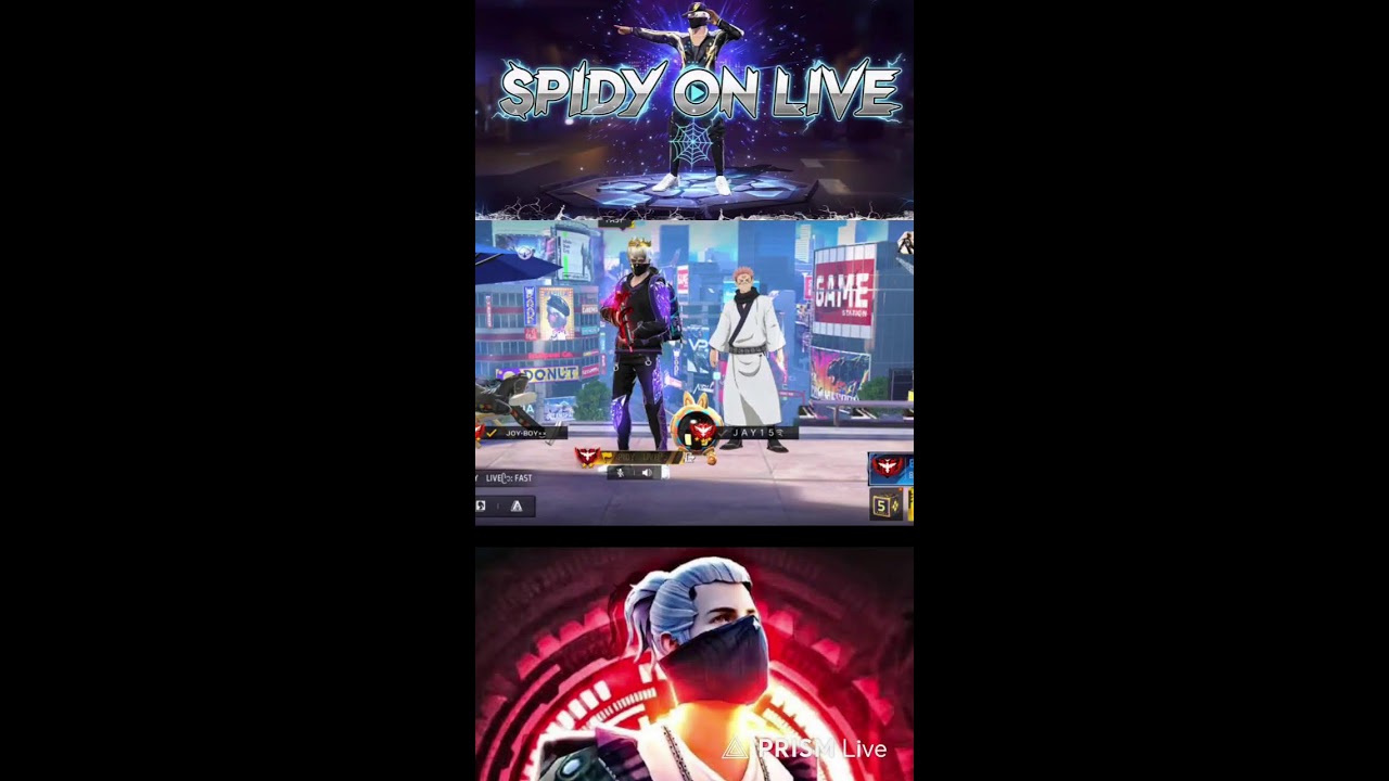 Live streaming of SPIDY LIVE BR AND CS RANK PUSHING ROAD TO 1k SUBSCRIBER