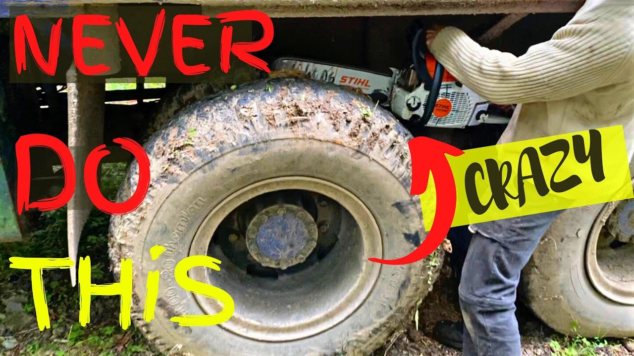 WATCH: Never Use Chainsaw Like That!