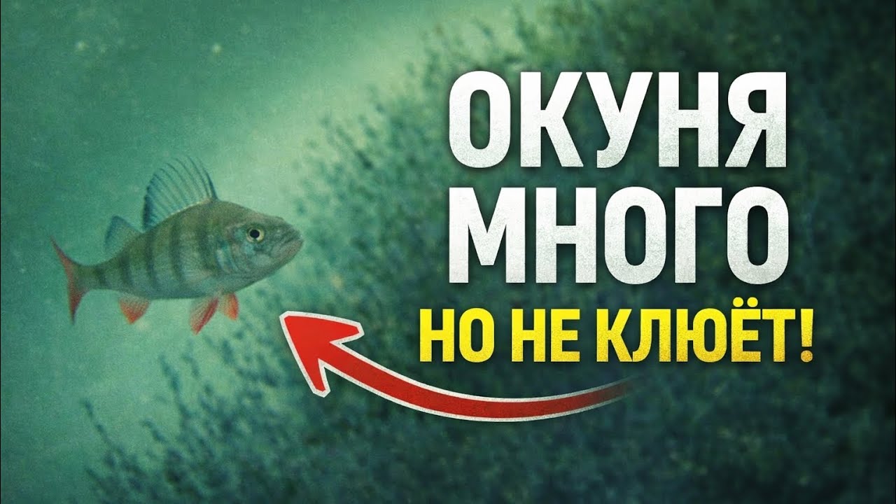 ОКУНЯ МНОГО, НО НЕ КЛЮЁТ! ❄️ Подводная камера показывает всё!