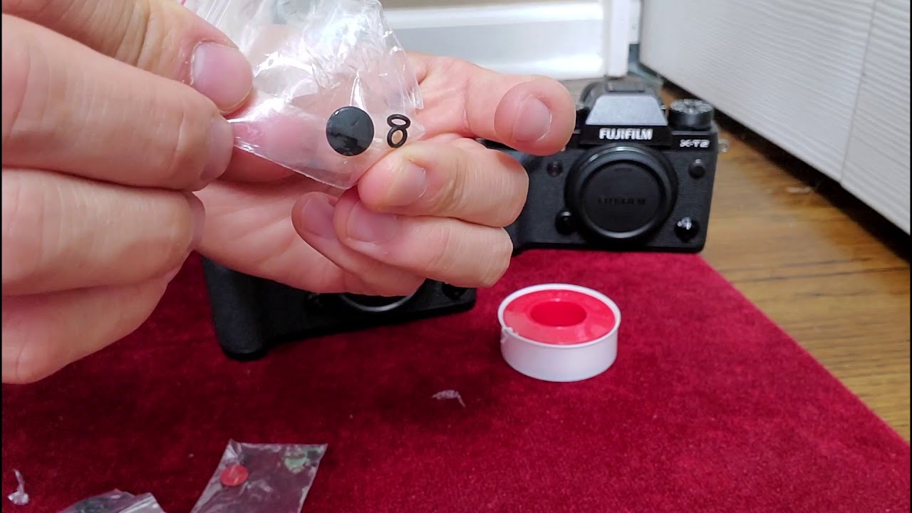 Fuji XT2 Soft shutter release button installation