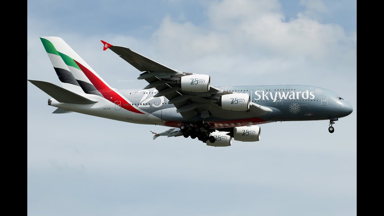 Emirates EK242 Toronto - Dubai Full Flight Emirates Skywards 25th Livery FBWA380