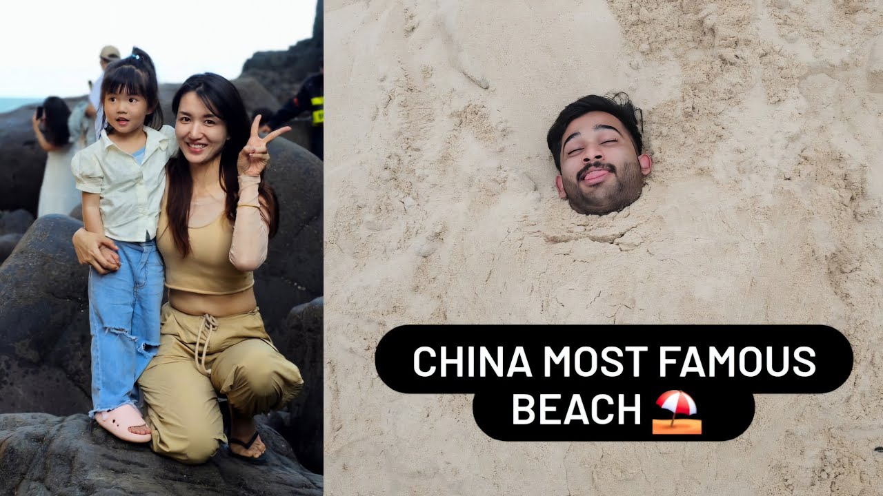 മണൽ കൊണ്ട് മൂടി കൊല്ലാൻ ശ്രെമം 😂 | CHINA POPULAR BEACH ⛱️ | CHINA BEACH VLOG |