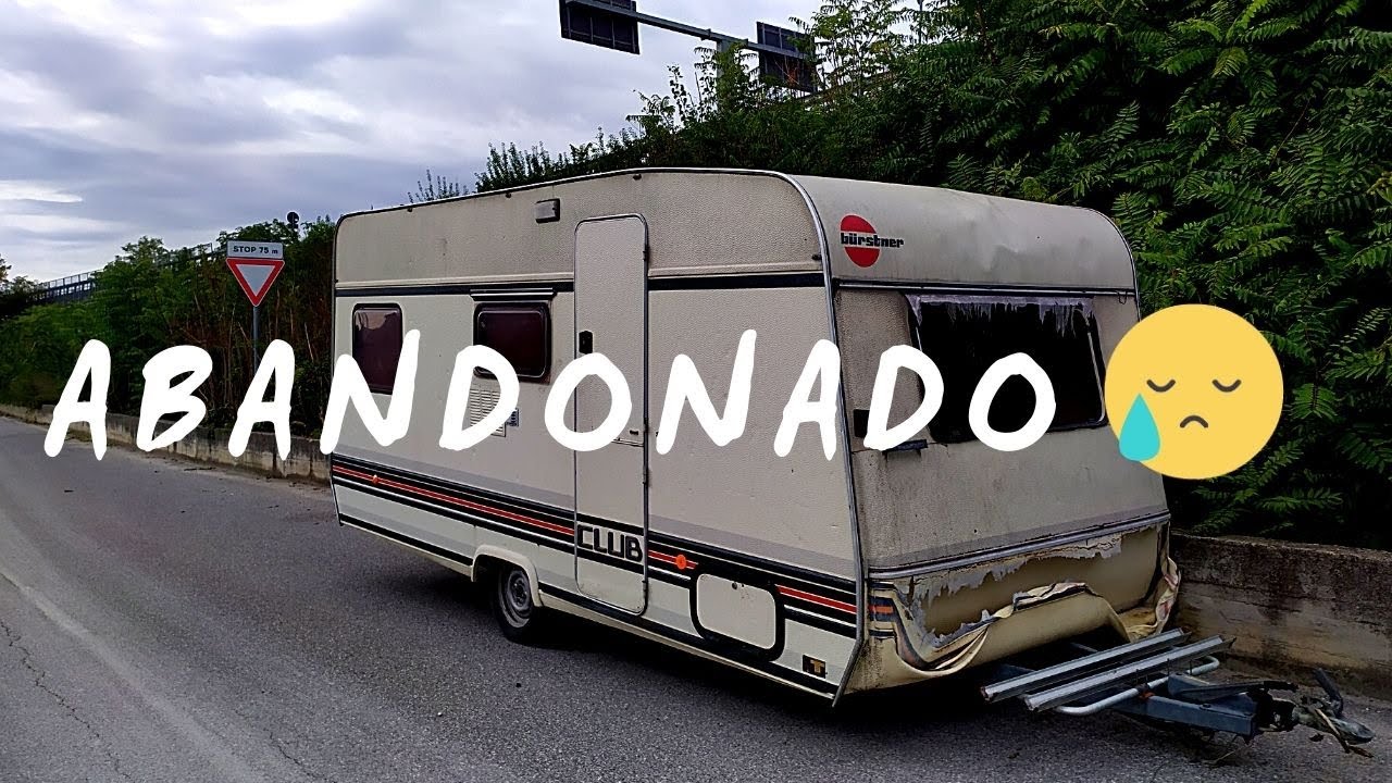 MAIS UM TRAILER ABANDONADO - DE REPENTE ESTRADA NA ITÁLIA