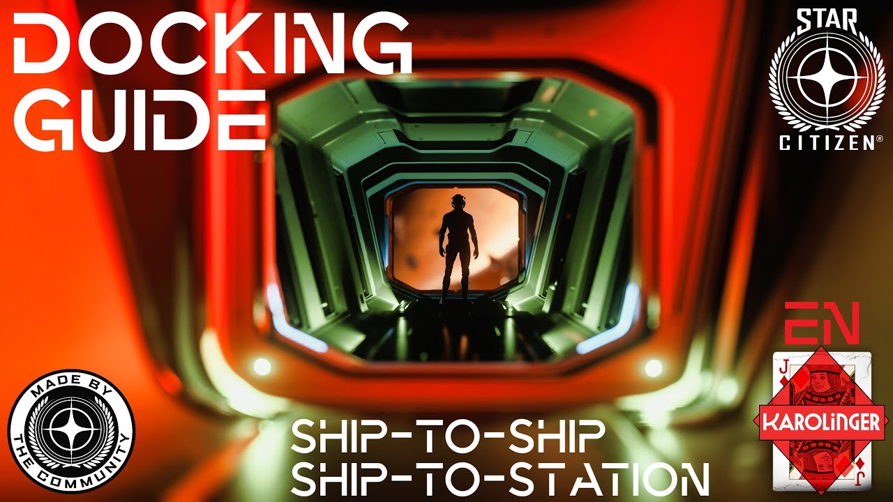 Star Citizen 3.13.1 [4K] Docking Gameplay Guide | Ship & Station Docking and Undocking Explained