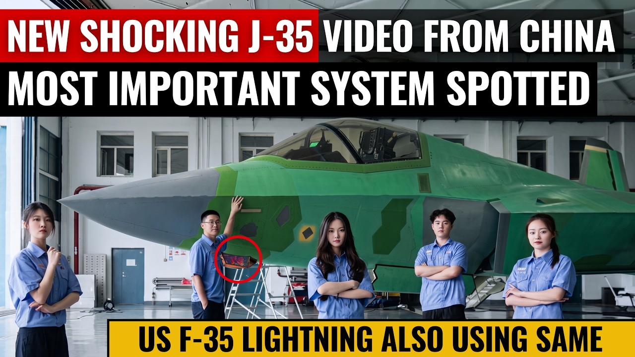 New Interesting J-35 Video from China | Most Important System Spotted | Defence Outpost