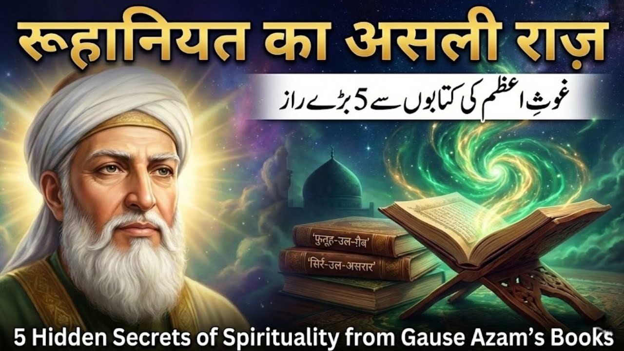 Ruhaniyat Kya Hai? Gause Azam Ki Kitabon Se 5 Bade Raaz | Sufi Taleem