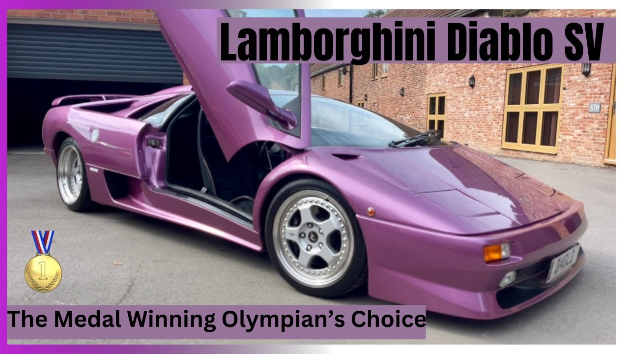 We Meet Medal Winning Olympian & His Much Loved Lamborghini Diablo SV