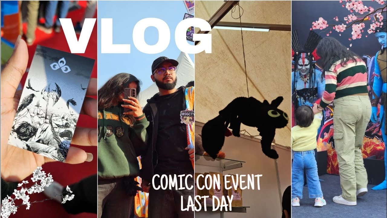 Vlog: First time attending 😺COMIC CON 2025 | Lahar Verma