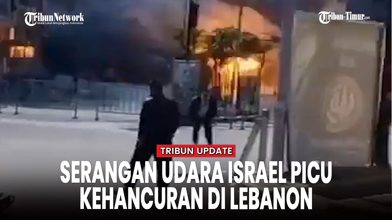 Beirut Porak Poranda, Serangan Israel Runtuhkan Gedung Keuangan Hizbullah