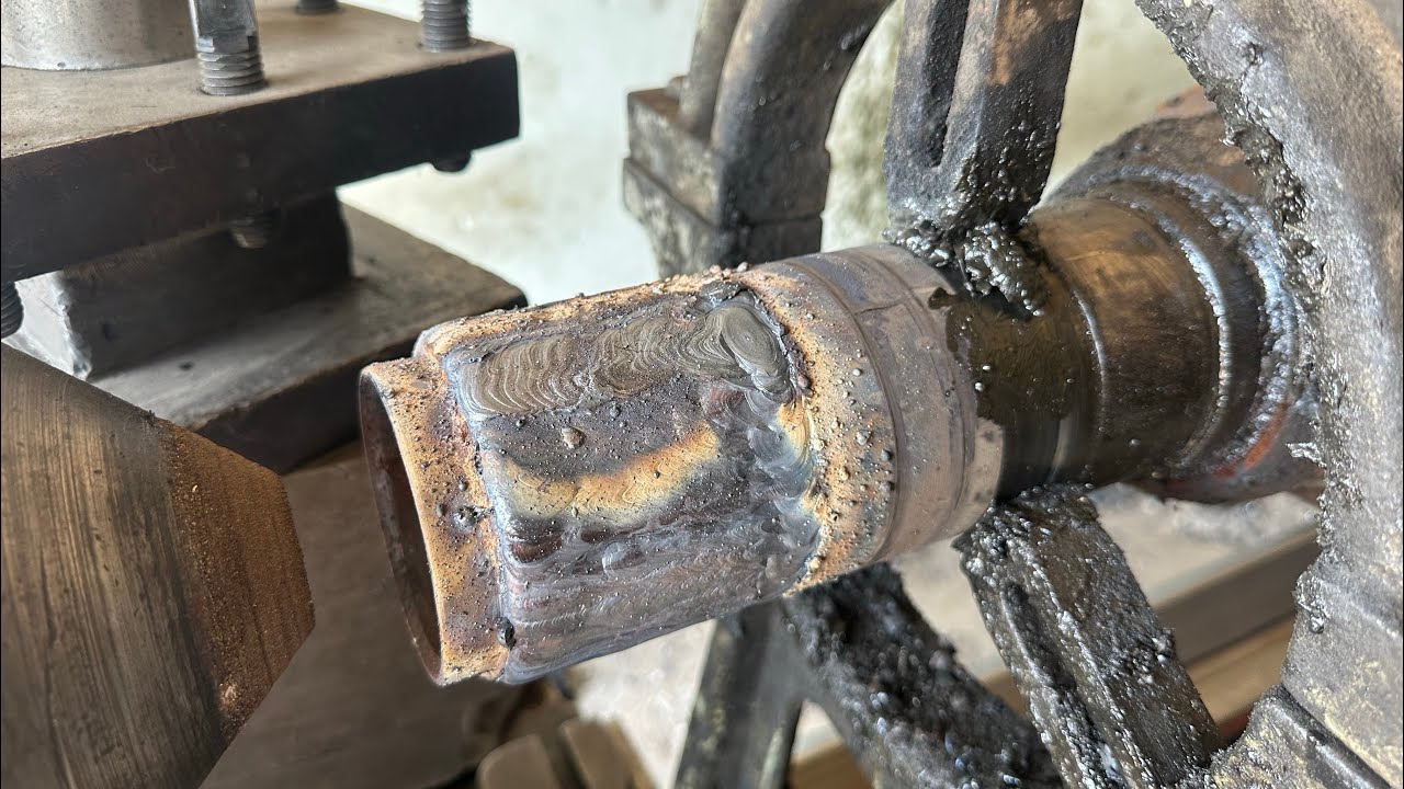 Broken Truck Axle Shaft Rebuild From Solid Iron | Complete Repair Process