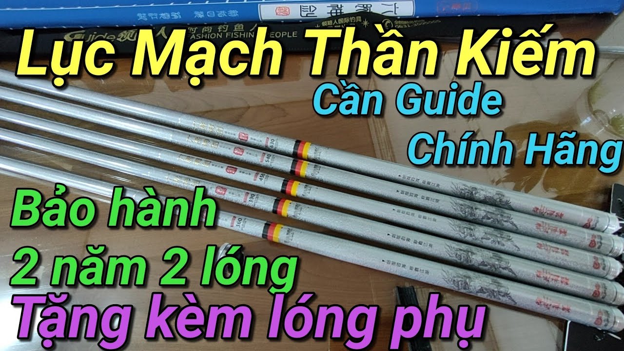 Cần câu tay Guide Lục Mạch Thần Kiếm (Bạc) 5H 28i